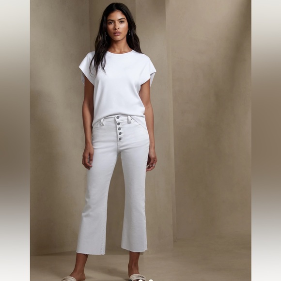 Banana Republic Pants - NWT! BANANA REPUBLIC HIGH-RISE CROPPED BOOT BUTTON-FLY JEAN - MULTIPLE